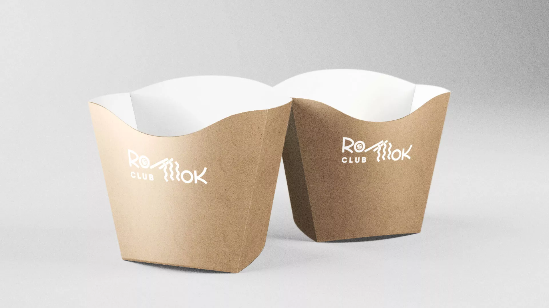 Создание логотипа суши-бара «Roll Wok Club» в Северо-Курильске