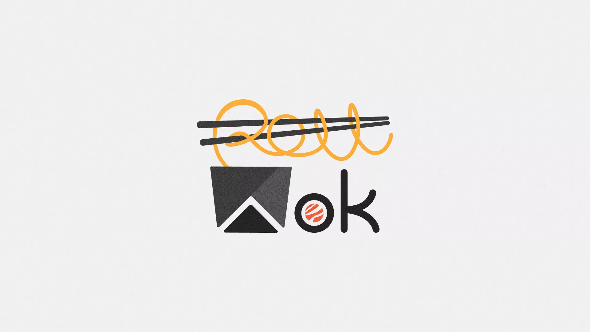 Разработка логотипа в Северо-Курильске для суши-бара «Roll Wok Club» Разработка логотипа в Северо-Курильске для суши-бара «Roll Wok Club»